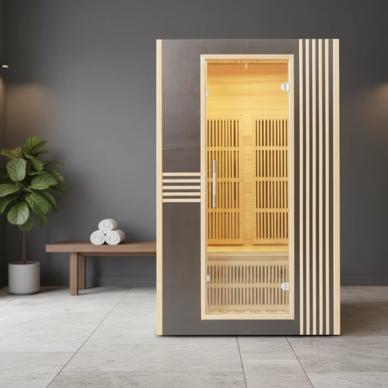 Sauna Blanket Infrared - Elektrische Saunadecke, Infrarot-Heizung, Doppel-Saunaraum mit Bedienfeld,