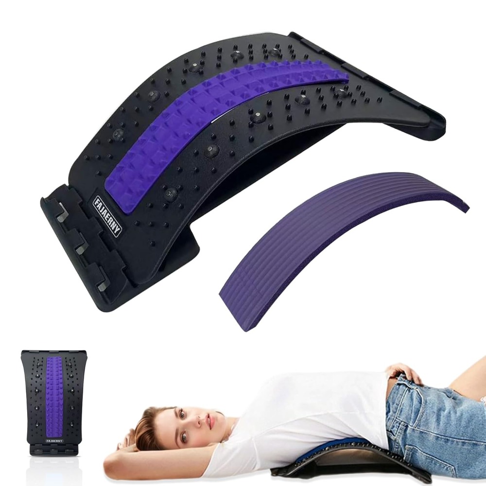 Posture Corrector Back Brace - Rückenstütztrainer, Lendenwirbelsäulen-Entspanner, Taillenstrecker, Rückenmassagegerät, Haltungskorrektur für