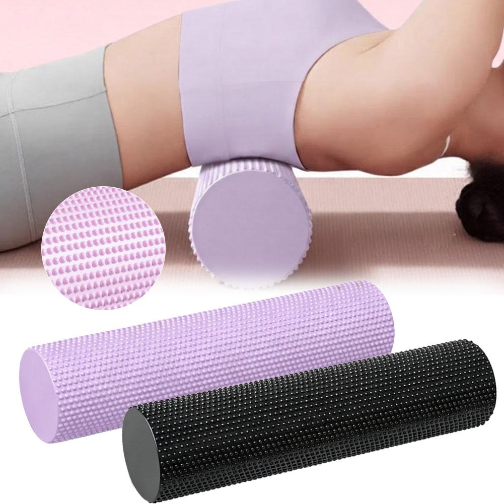 Foam Roller Trigger Point - EVA Hochdichte Yoga-Schaumstoffrolle 45cm, Fitness Muskelmassage