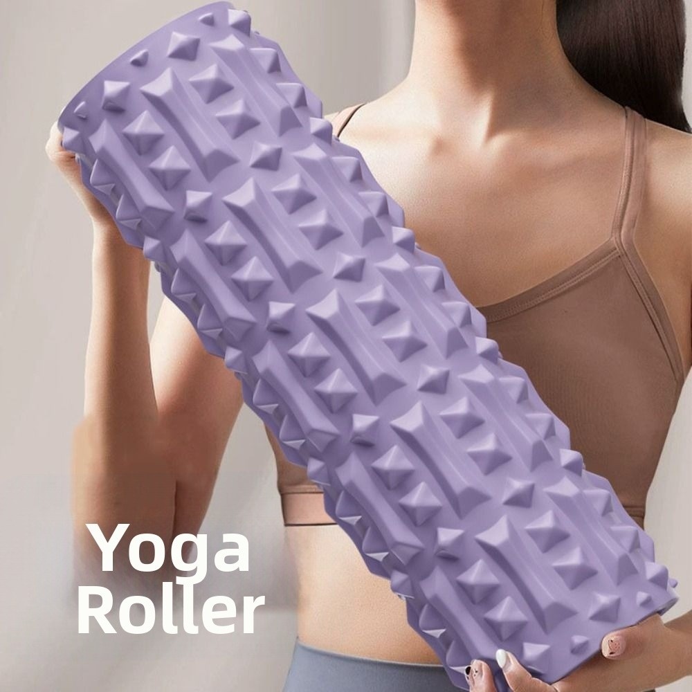Foam Roller Trigger Point - EVA-Schaumstoff-Fitness-Rückenrolle, Hochdichte Gym-Tool, Yoga-Schaumstoffrolle, Selbstmassage-Tool, Triggerpunkt-Fitness-Yoga-Säule