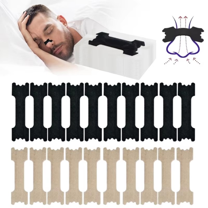 Health & Wellness Tablet Cutter - 10-100 Stück Anti-Schnarch-Streifen für Leichteres Atmen,