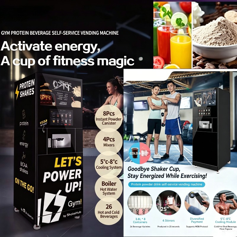 Protein-Shake-Automat Kommerzi – Health Wellness Gym Bewertung und Preis