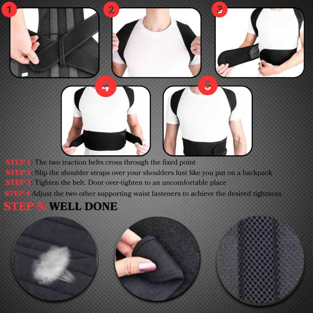 Haltungskorrektur für Männer & – Posture Corrector Back Brace Bewertung und Preis