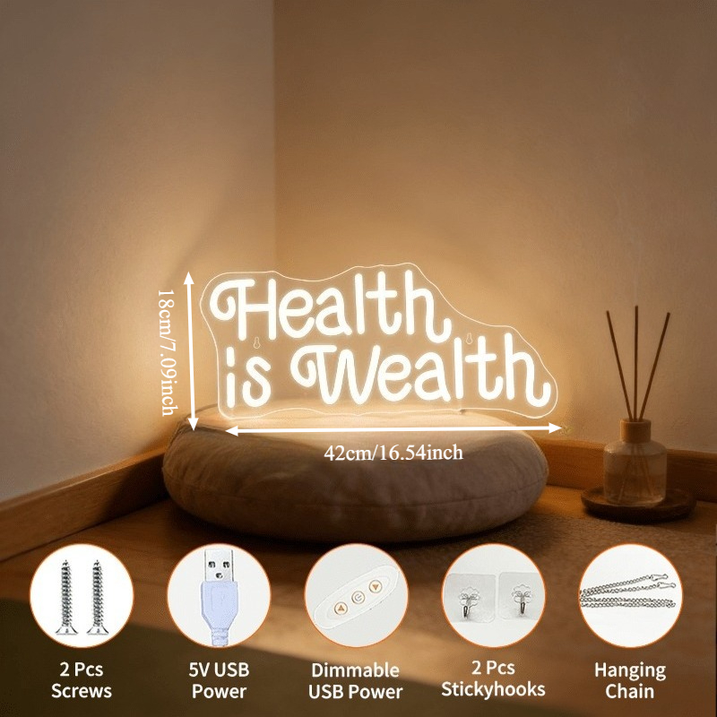 „Gesundheit ist Reichtum“ Neon – Health Wellness Gym Bewertung und Preis